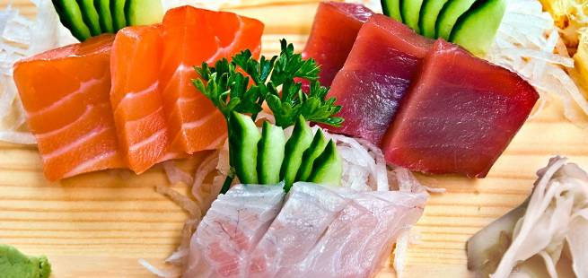 Hjemmelaget sashimi