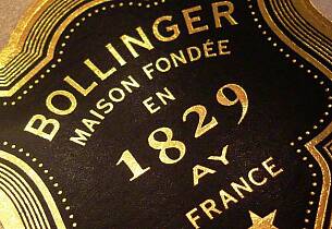 Bollinger i ny-gammel flaske