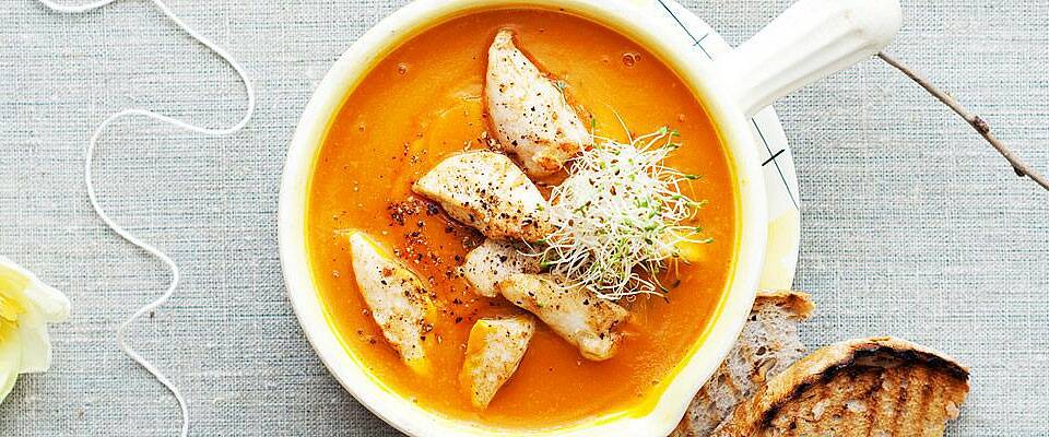 Gresskarsuppe smaker fantastisk også i november