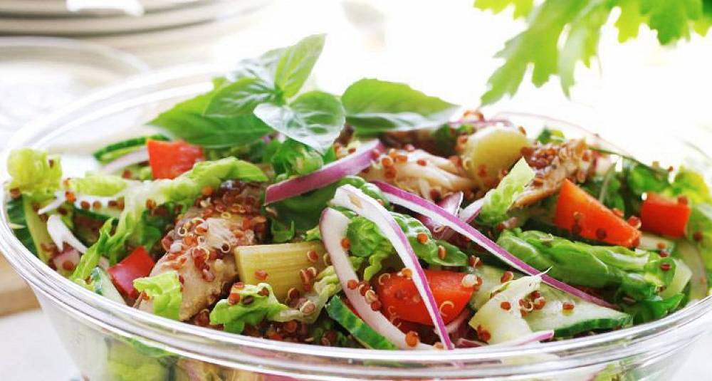 Salater med agurk