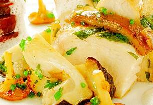 Søndagsmiddagen er i boks med stekt kyllingbryst med skogsopp