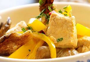 Kalkun kan også serveres på denne måten