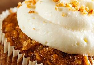 Gulrotkake som muffins slår aldri feil
