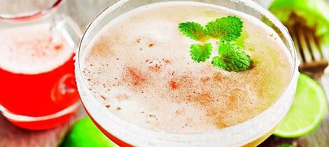 Rabarbra er perfekt i en margarita