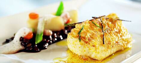 Inviter til festmiddag med steinbit