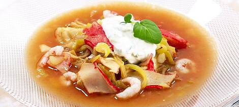 Prøv deg på en lettvint versjon av verdens beste fiskesuppe