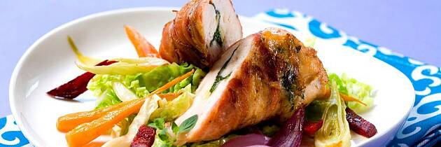 Fyll kyllingfileten med godsaker