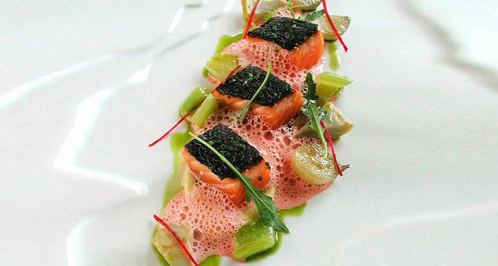 Så lekkert kan en laksefilet serveres