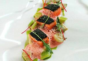 Så lekkert kan en laksefilet serveres