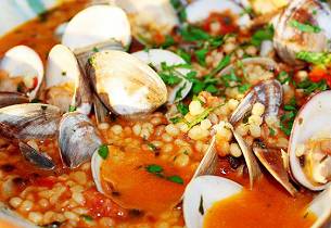 Fisk med fregola