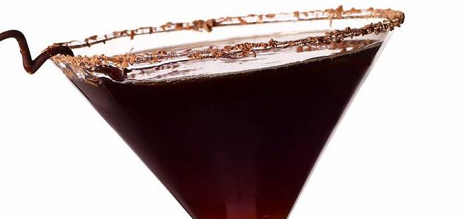 Espresso Martini med revet sjokolade