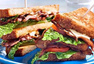 BLT-sandwich for barna