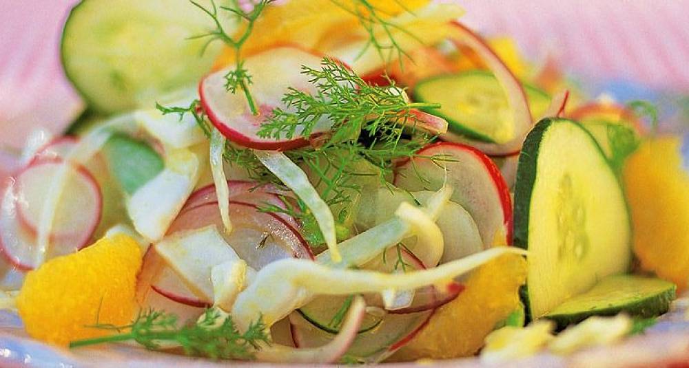 Jamie Olivers salat som i Amalfi - Insalata amalfitana