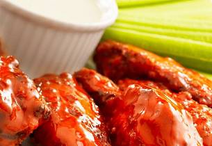 Slik griller du Buffalo Wings