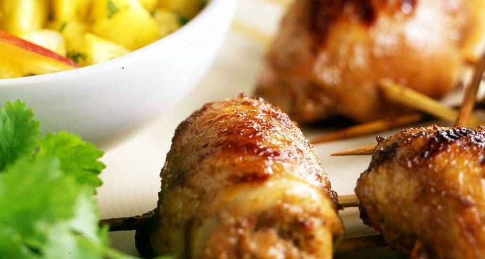 Kylling på grillen med smaker fra Jamaica