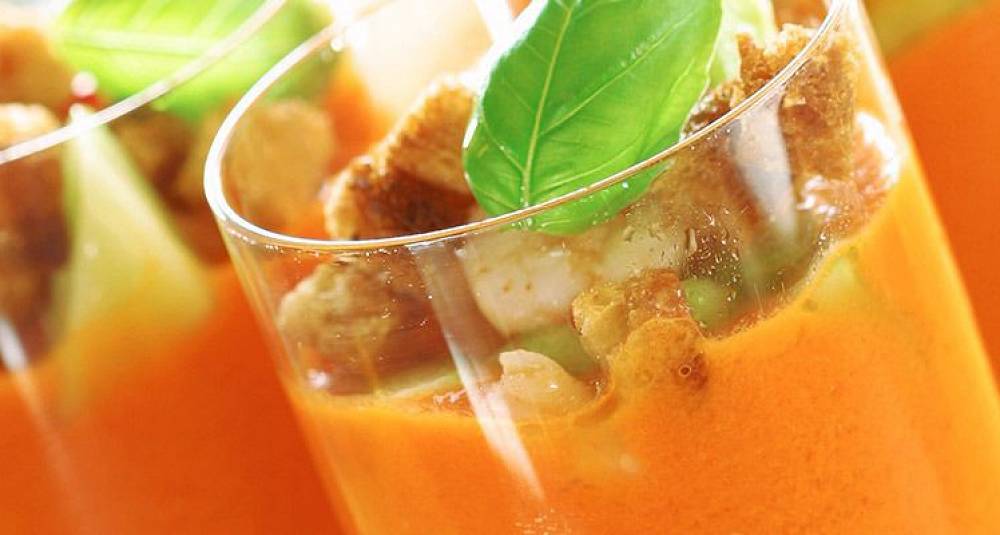 Kald tomatsuppe fra Madrid - gazpacho madrileno