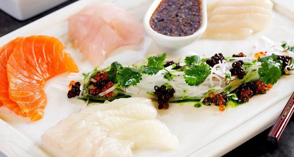 Marinert sashimi