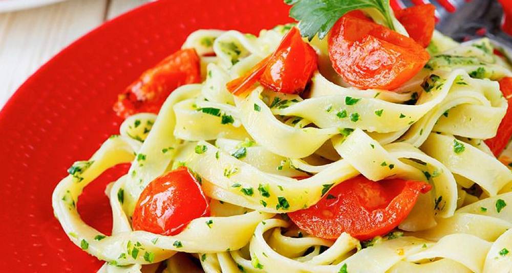 Ovnsbakte tomater til pasta