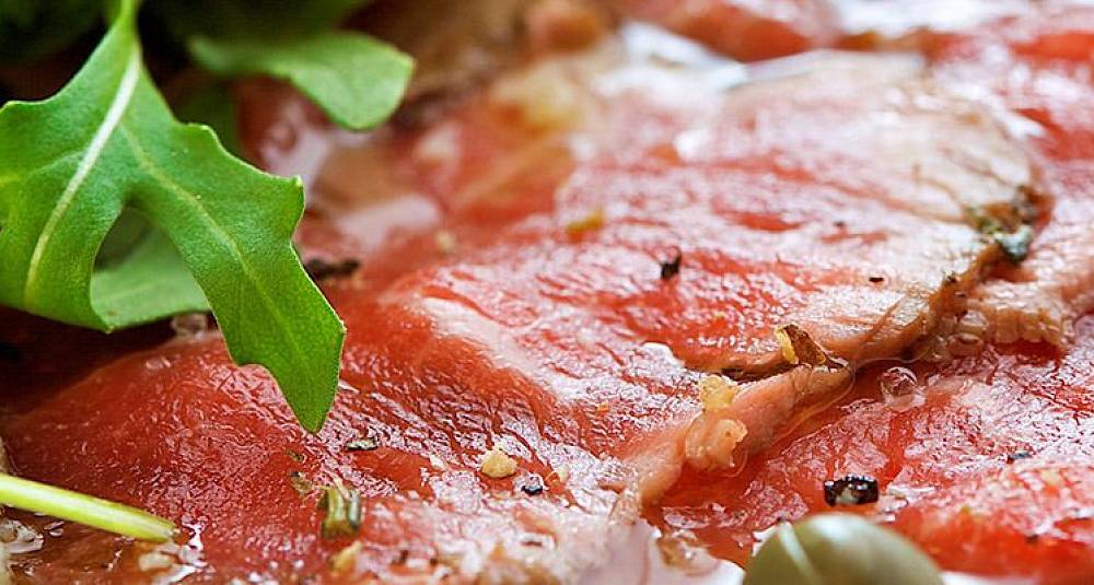 BBQ carpaccio