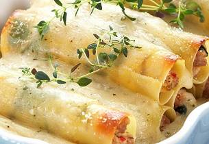 Cannelloni med svinekjøttdeig