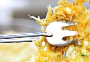 Tortilla de camarones - frityrstekt rekekake
