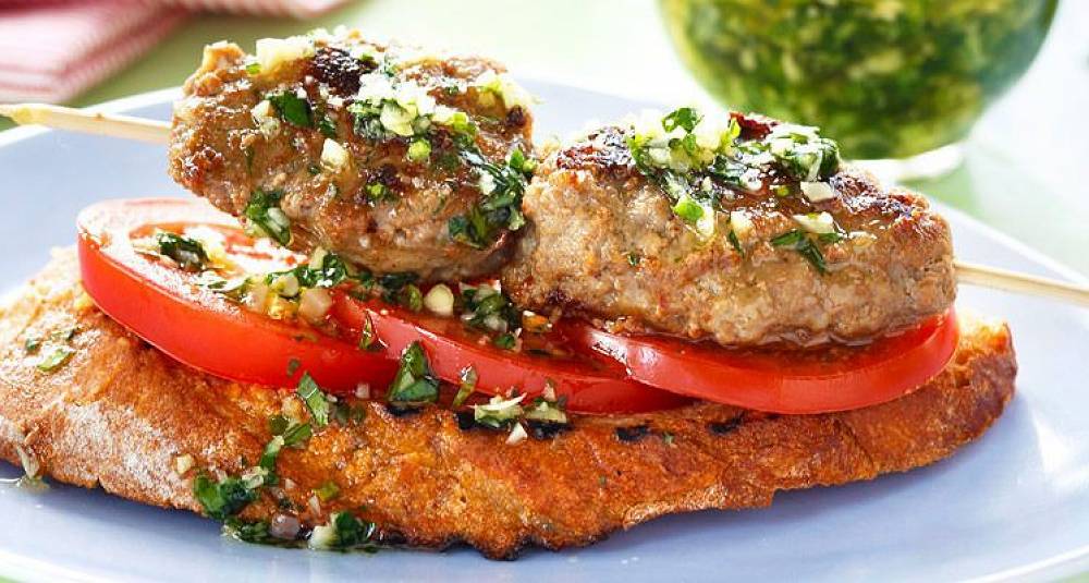 Danske frikadeller med grov pesto