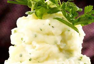 Garlic mashed potatoes (potetmos med hvitløk)