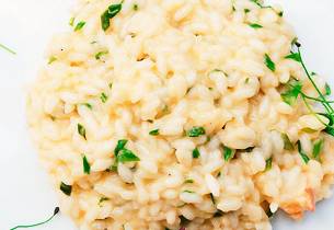 Risotto med krabbe