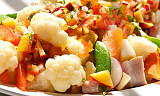 Lun blomkålsalat med salsa