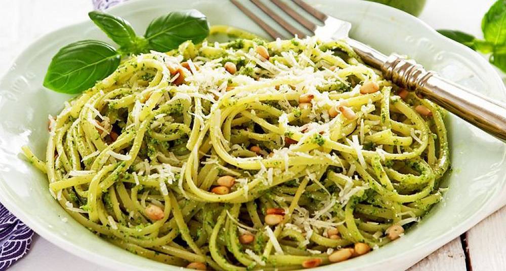 Pasta med pesto