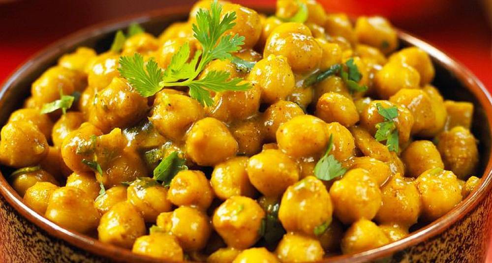 Chana masala - indisk vegetar med kikertretten