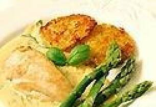 Kyllingpai med ost og bacon