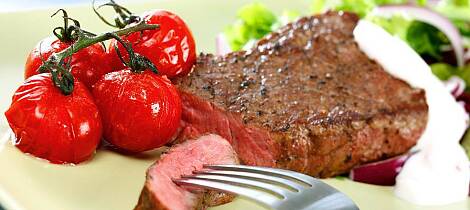 Fyr opp grillen. I dag blir det biffvær uansett