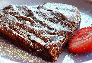 Hjertebrownies