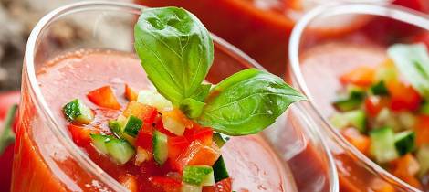 Fyll gazpacho på en termos og du har pikniken klar