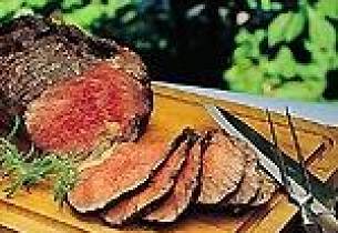 Helstekt filet på grillen