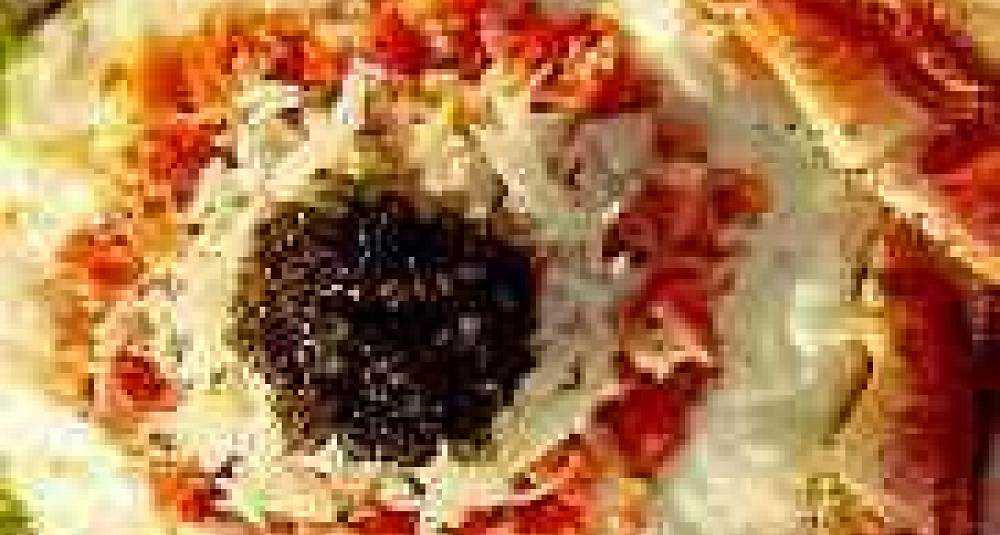 Blomkålsmousse med krabbe og kaviar