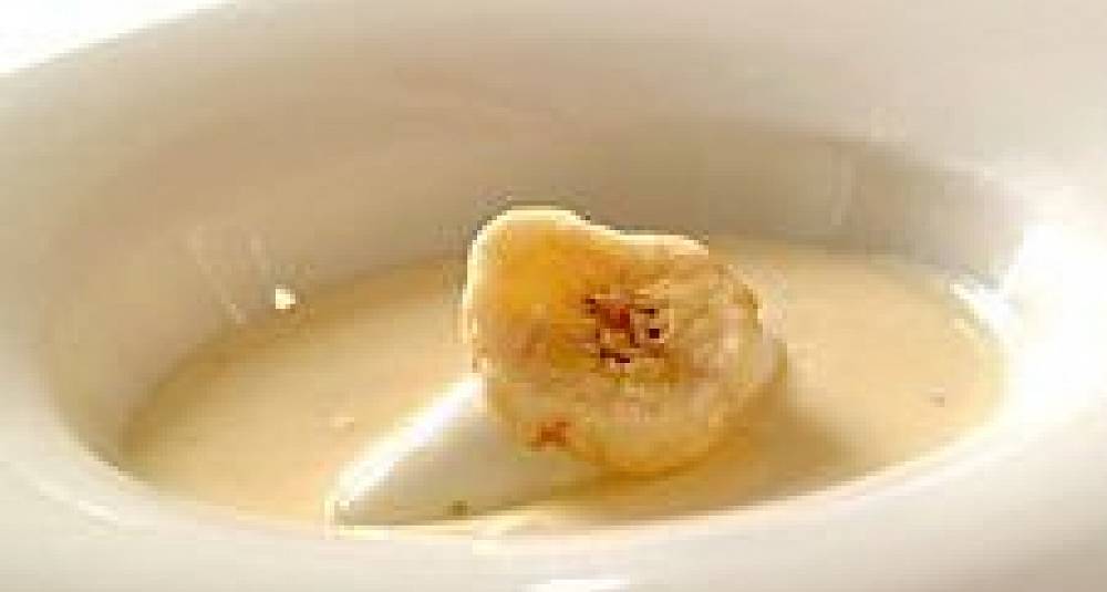 Yoghurtsuppe med limesorbet