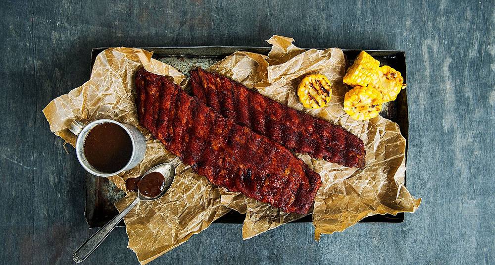 Spareribs med kålsalat