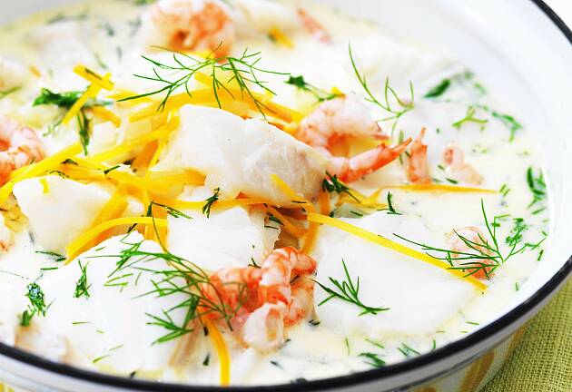 Med denne fiskesuppen blir det feststemning