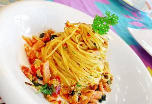 Spaghetti all' amitriciana