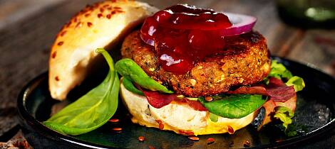 Med en slik burger er kjøttfritt uproblematisk