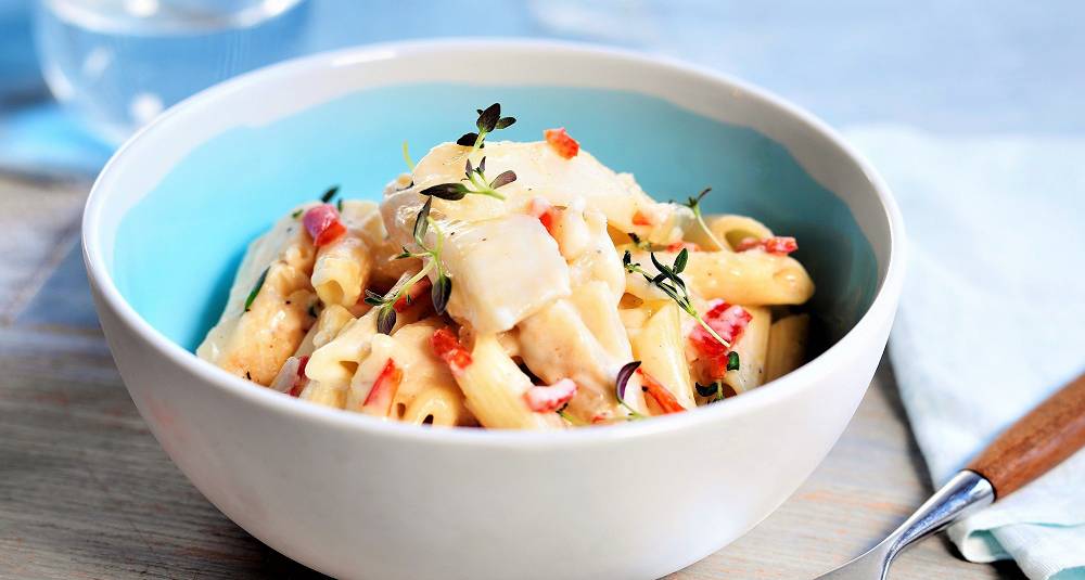 Når fisk, pasta og ost kommer på samme tallerken, får alle sine middagsønsker oppfylt