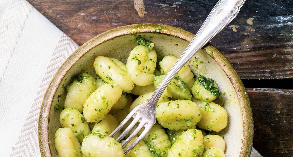 Gnocchi med pesto