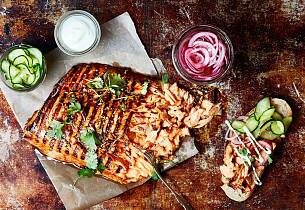 I dag blir det en ekstra smaksrik vri på laksen