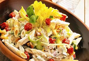 En pastasalat kan spises når som helst