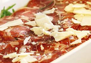 Carpaccio med fenalår