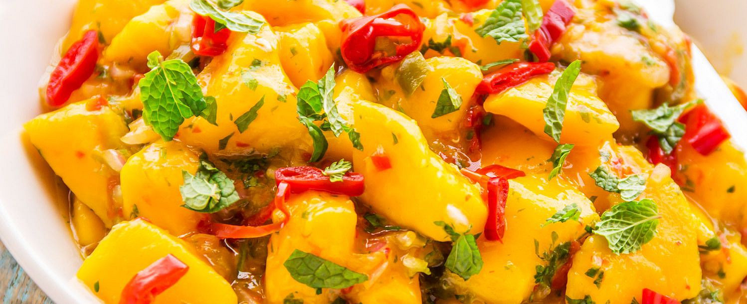 Slik lager du mangosalsa