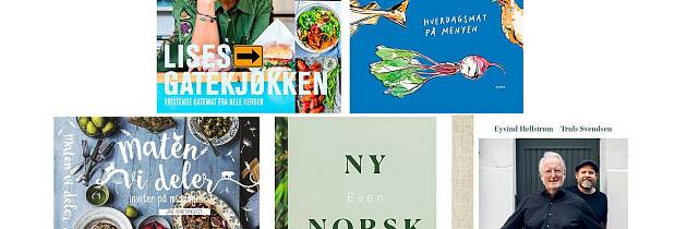 Disse fem kokebøkene kjemper om bli årets aller beste