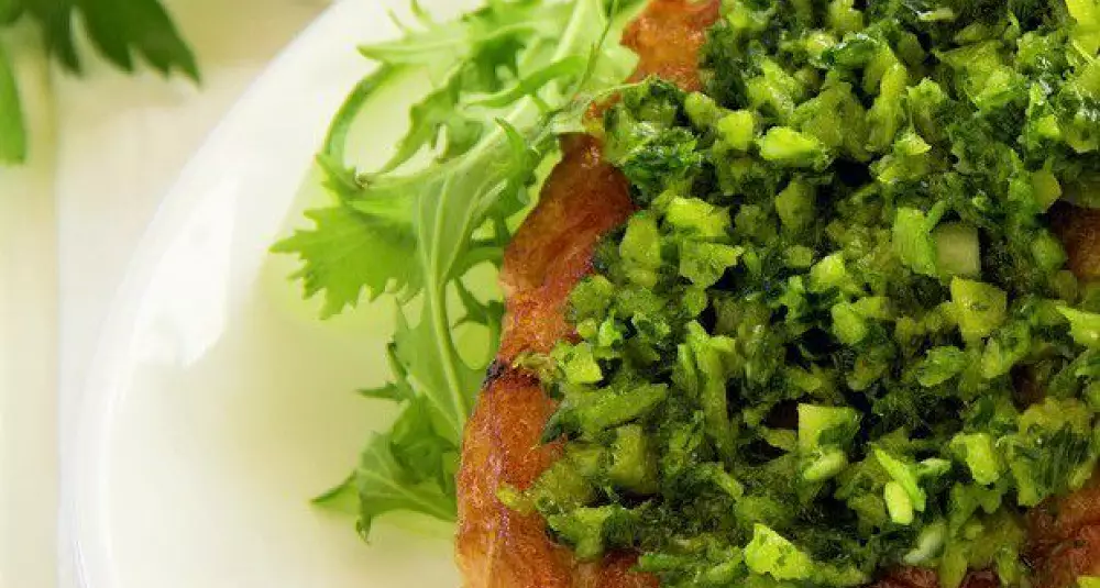 Helstekt kalkunfilet med gremolata